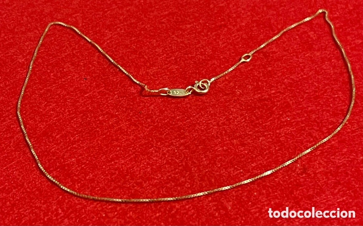 Joyeria: Fin&iacute;sima Cadena, en plata de ley contrastada, y sobredorada. - Foto 3