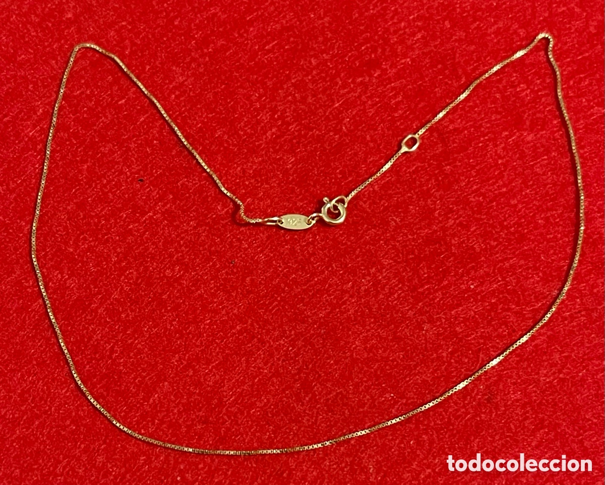 Joyeria: Fin&iacute;sima Cadena, en plata de ley contrastada, y sobredorada. - Foto 1