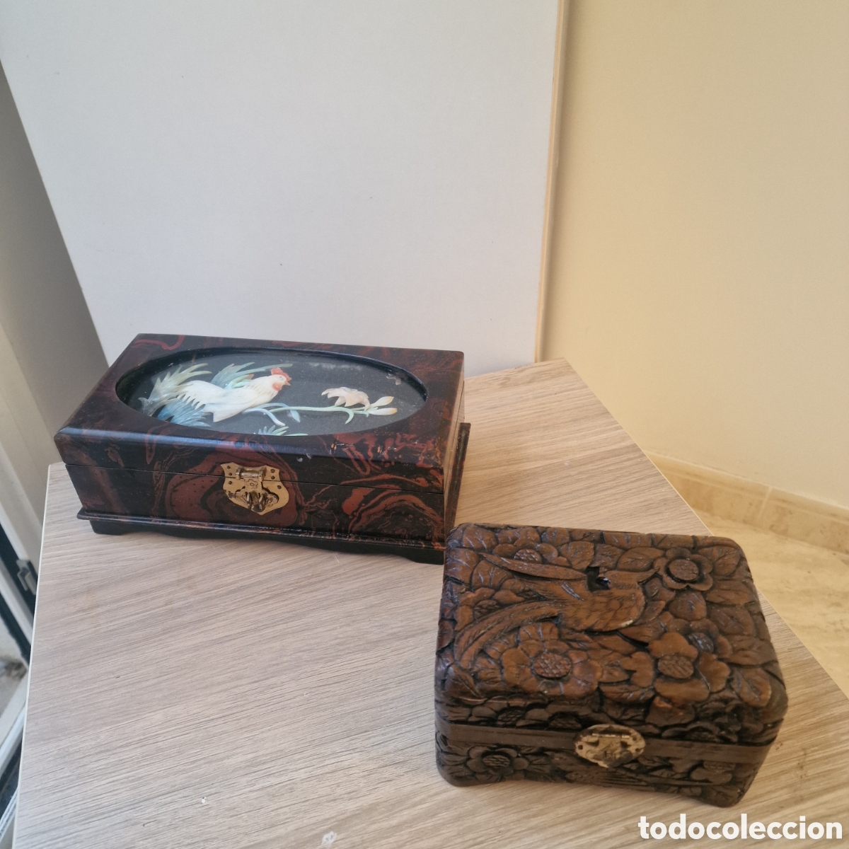 Joyeria: Joyeros de madera vintage - Foto 1
