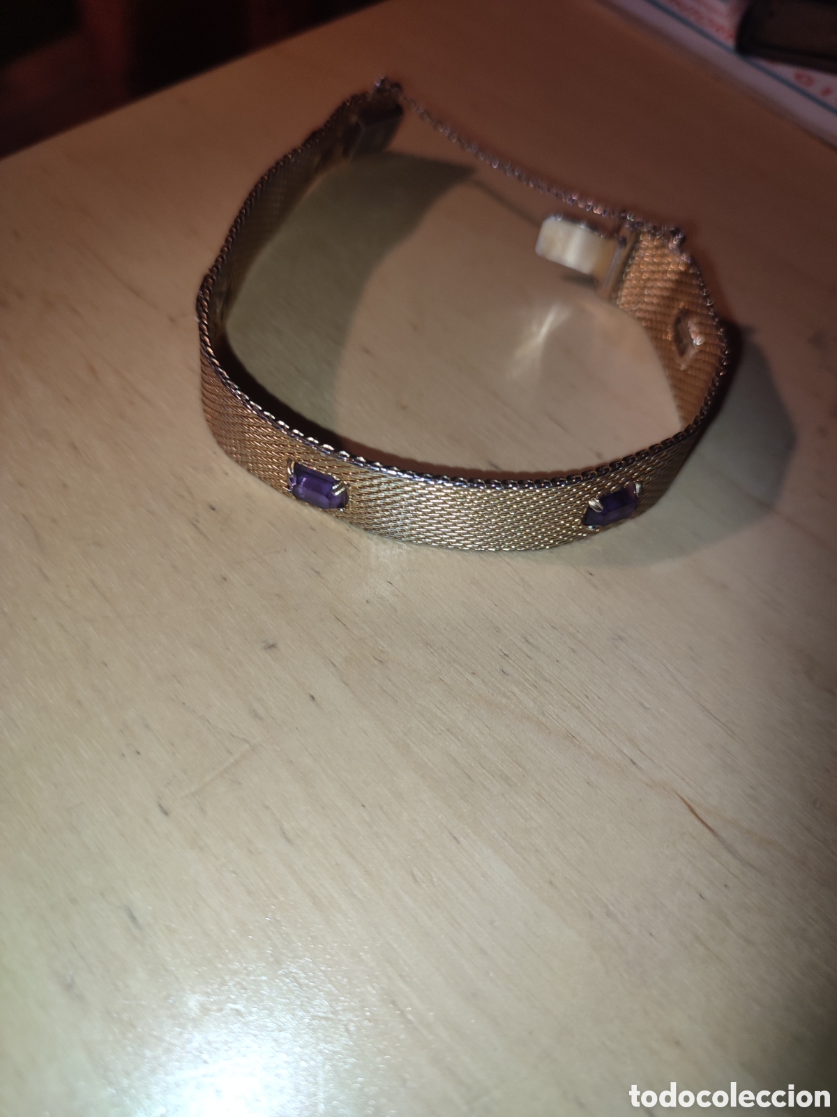 Joyeria: Pulsera malla radi dorada - Foto 3