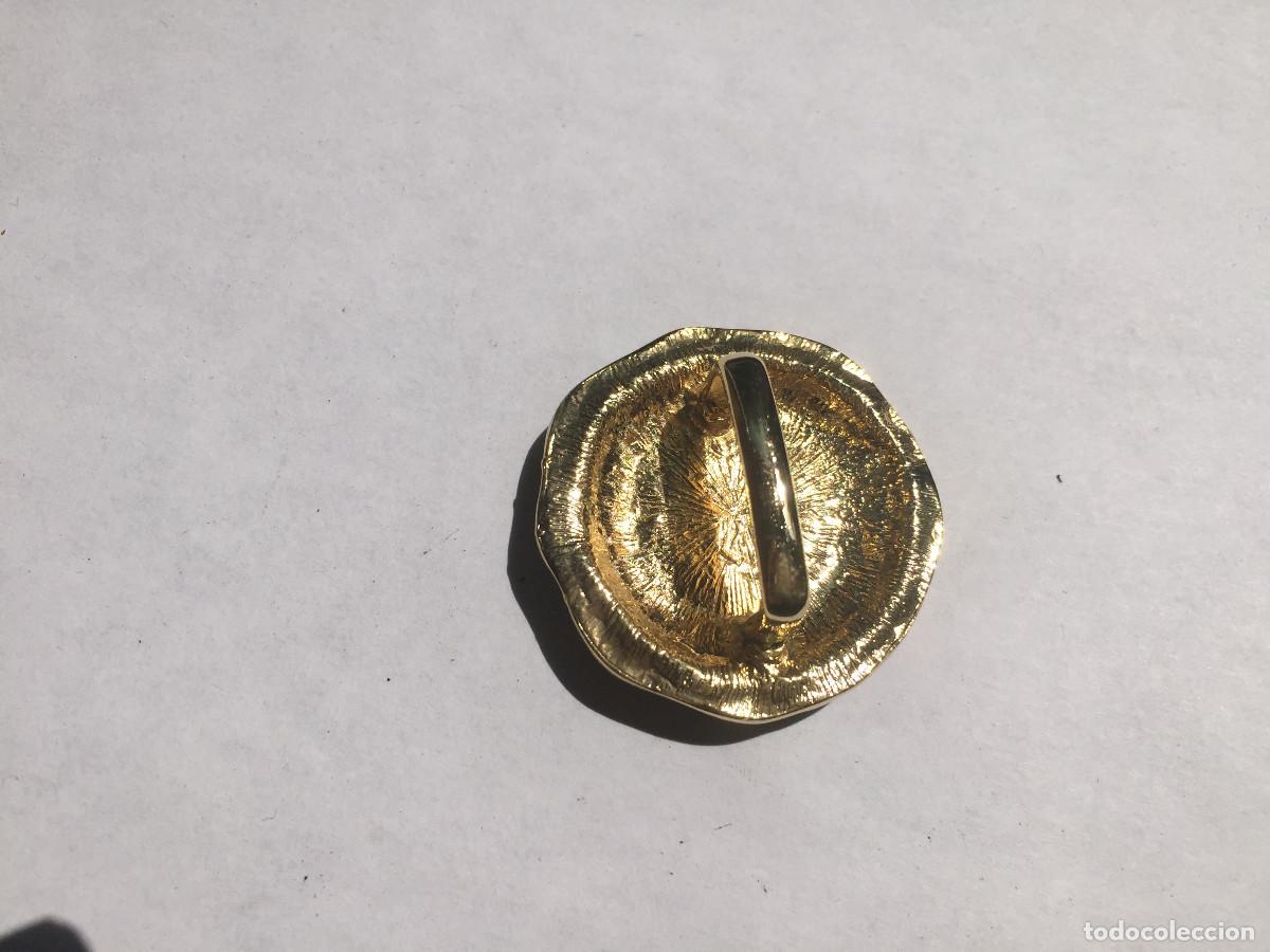 Joyeria: BROCHE DE ESMALTE VERDE DORADO - Foto 4
