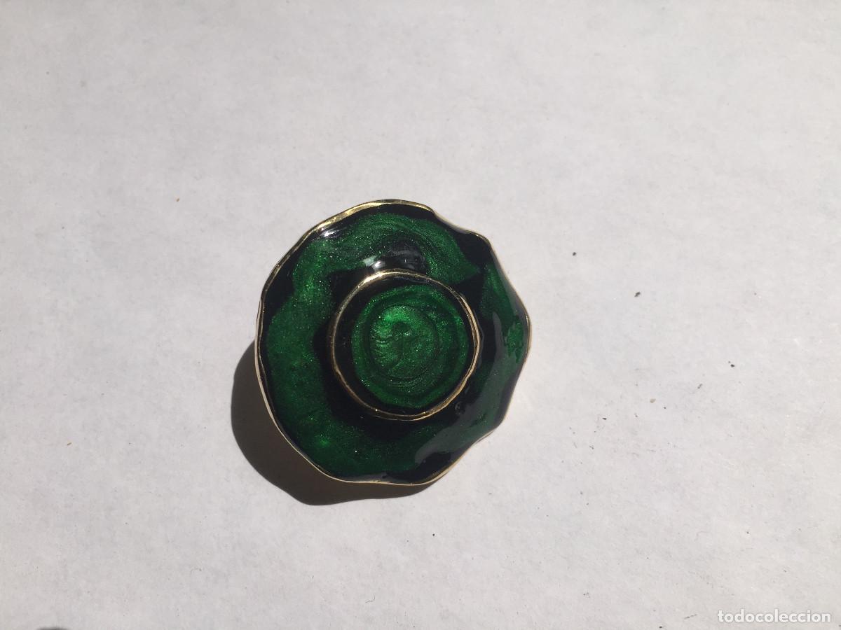 Joyeria: BROCHE DE ESMALTE VERDE DORADO - Foto 6