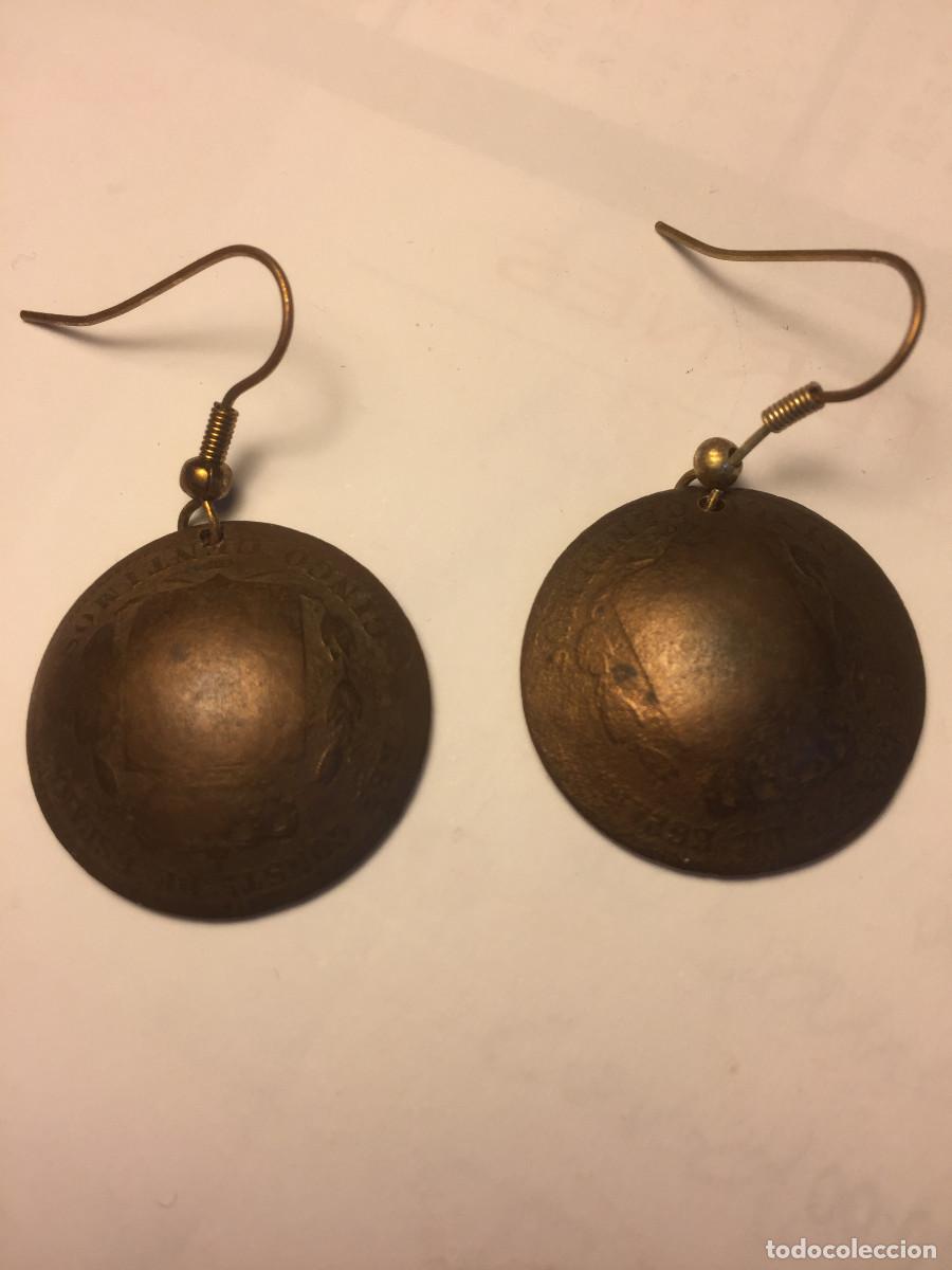 Joyeria: PENDIENTES HECHOS CON ANTIGUAS MONEDAS - Foto 2