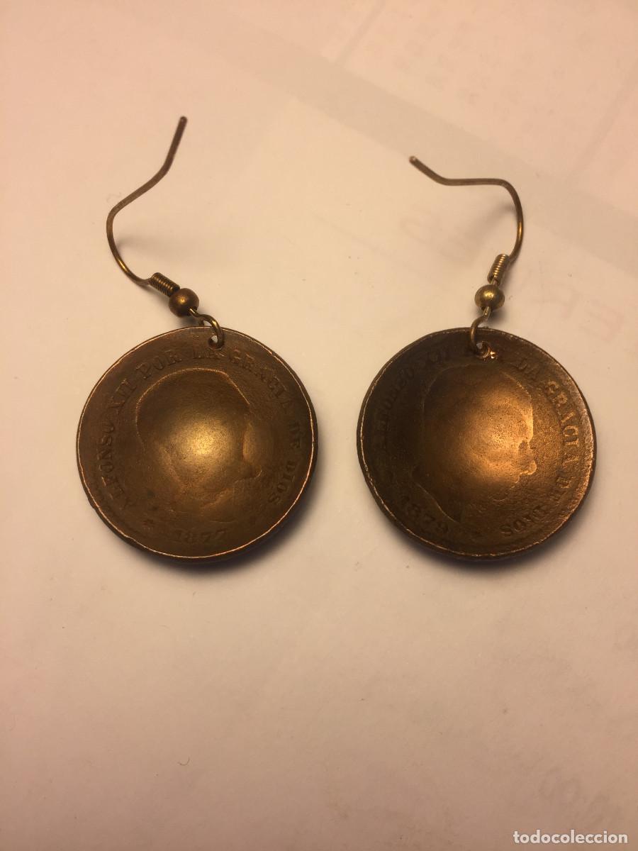 Joyeria: PENDIENTES HECHOS CON ANTIGUAS MONEDAS - Foto 3