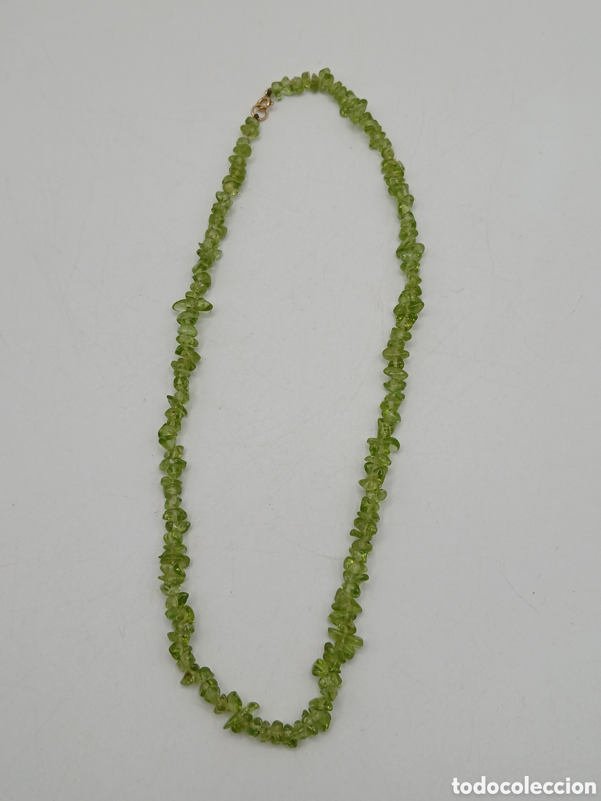 Joyeria: Collar plata chapado oro y olivina - Foto 3