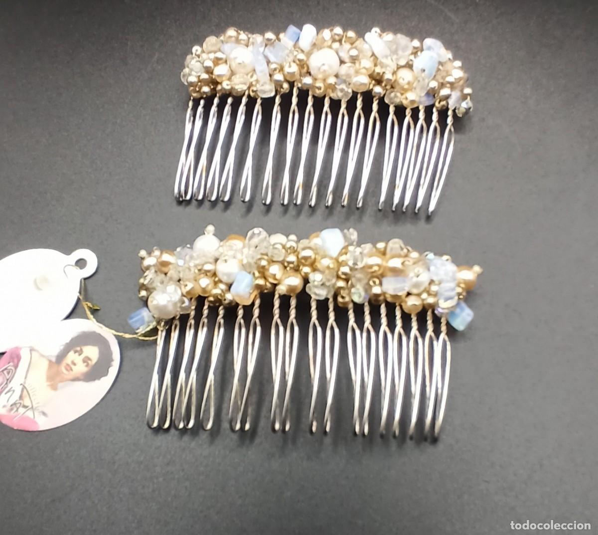 Joyeria: Peinetas minerales y perlas Anat - Foto 3