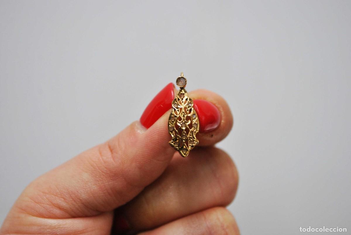Joyeria: PENDIENTES ANTIGUOS DE ORO CON ESTUCHE ORIGINAL - Foto 5