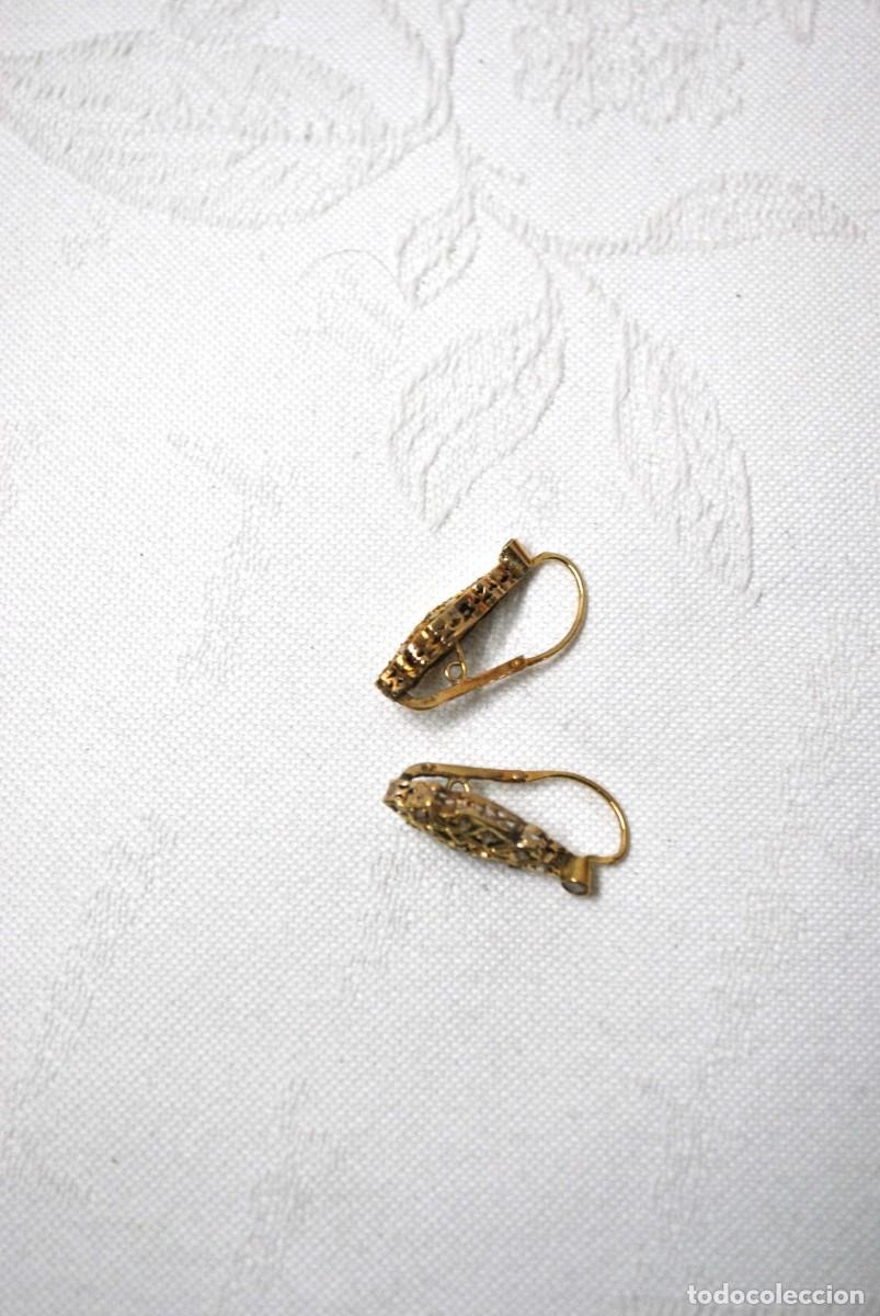 Joyeria: PENDIENTES ANTIGUOS DE ORO CON ESTUCHE ORIGINAL - Foto 7