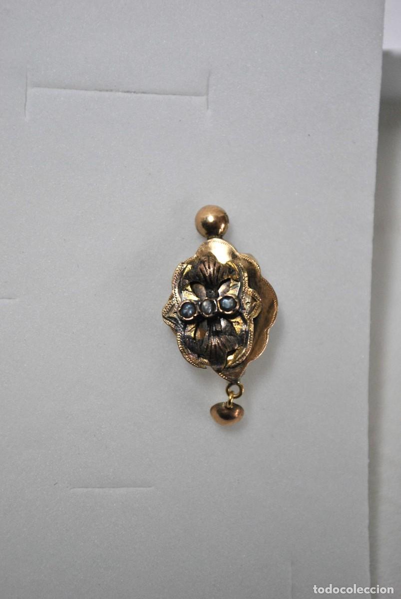 Joyeria: PENDIENTES ANTIGUOS DE ORO AMARILLO - Foto 2