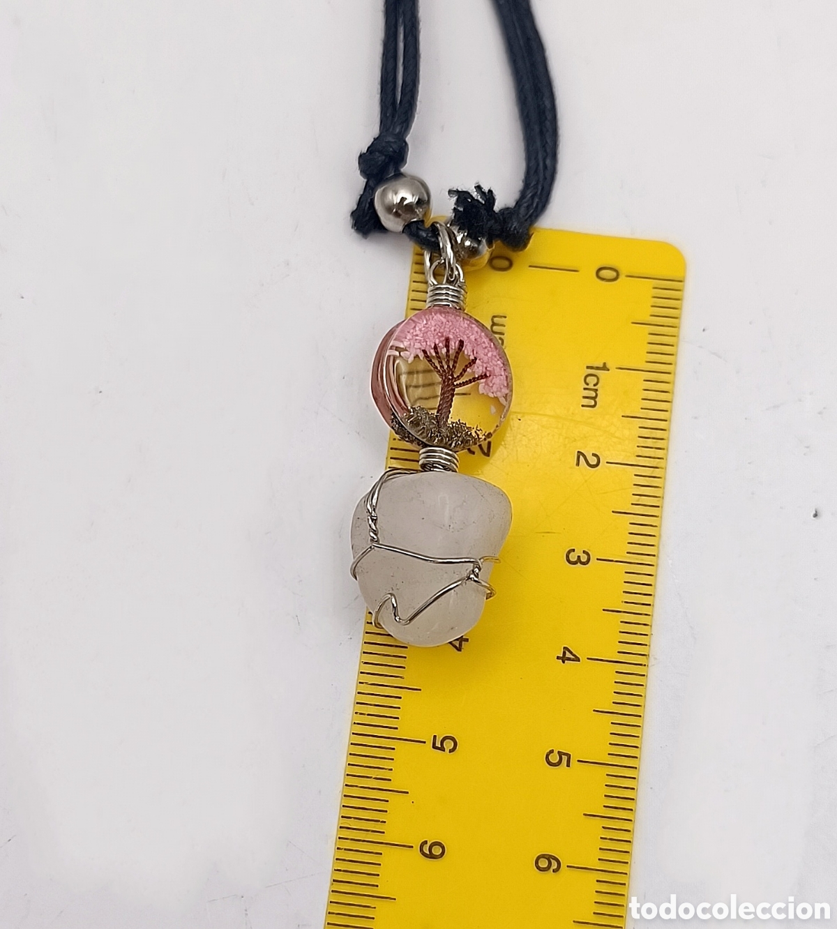 Joyeria: Cuarzo Rosa con &Aacute;rbol de la Vida - Foto 2