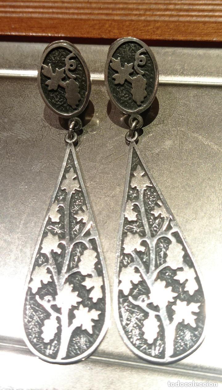 Joyeria: Pendientes largos labrados - Foto 2