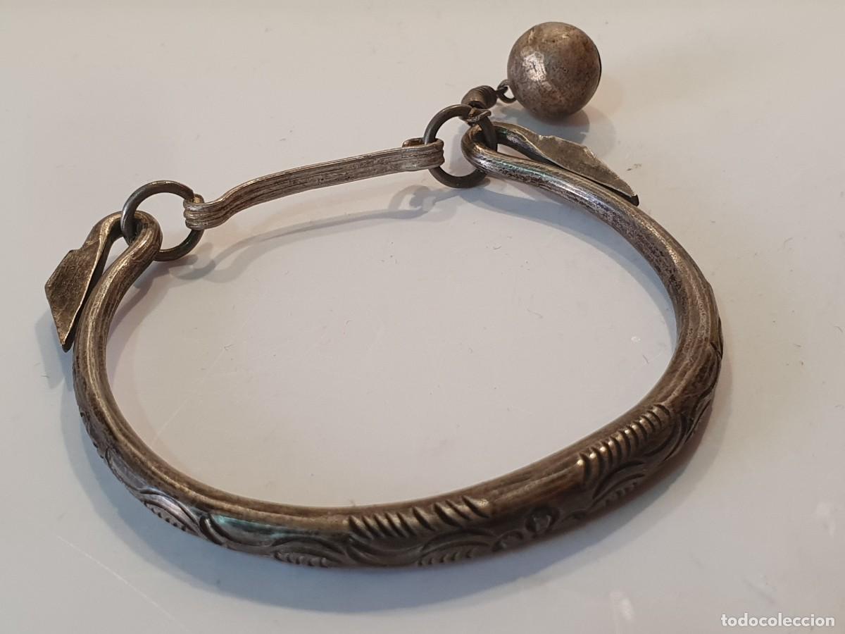 Joyeria: Antigua pulsera plata - Foto 4