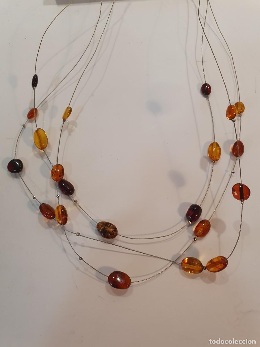 Joyeria: Collar &aacute;mbar b&aacute;ltico 40 45cm en plata 925 - Foto 2