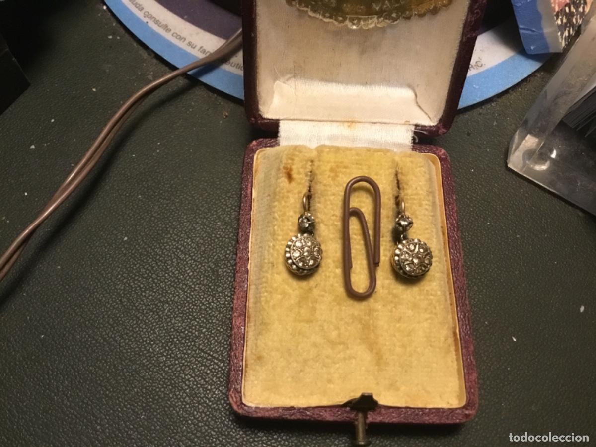 Joyeria: Antiguos pendientes oro y diamantes - Foto 1
