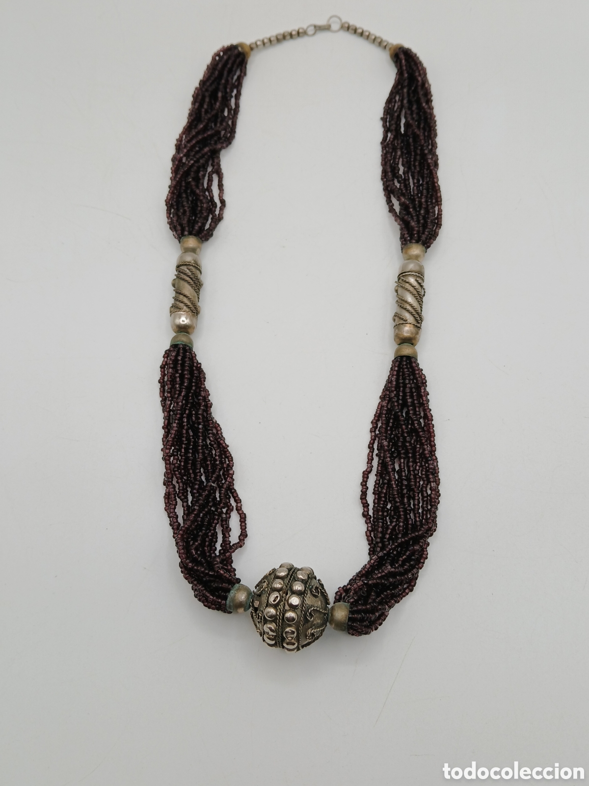 Joyeria: Collar metal plateado y amatista - Foto 3