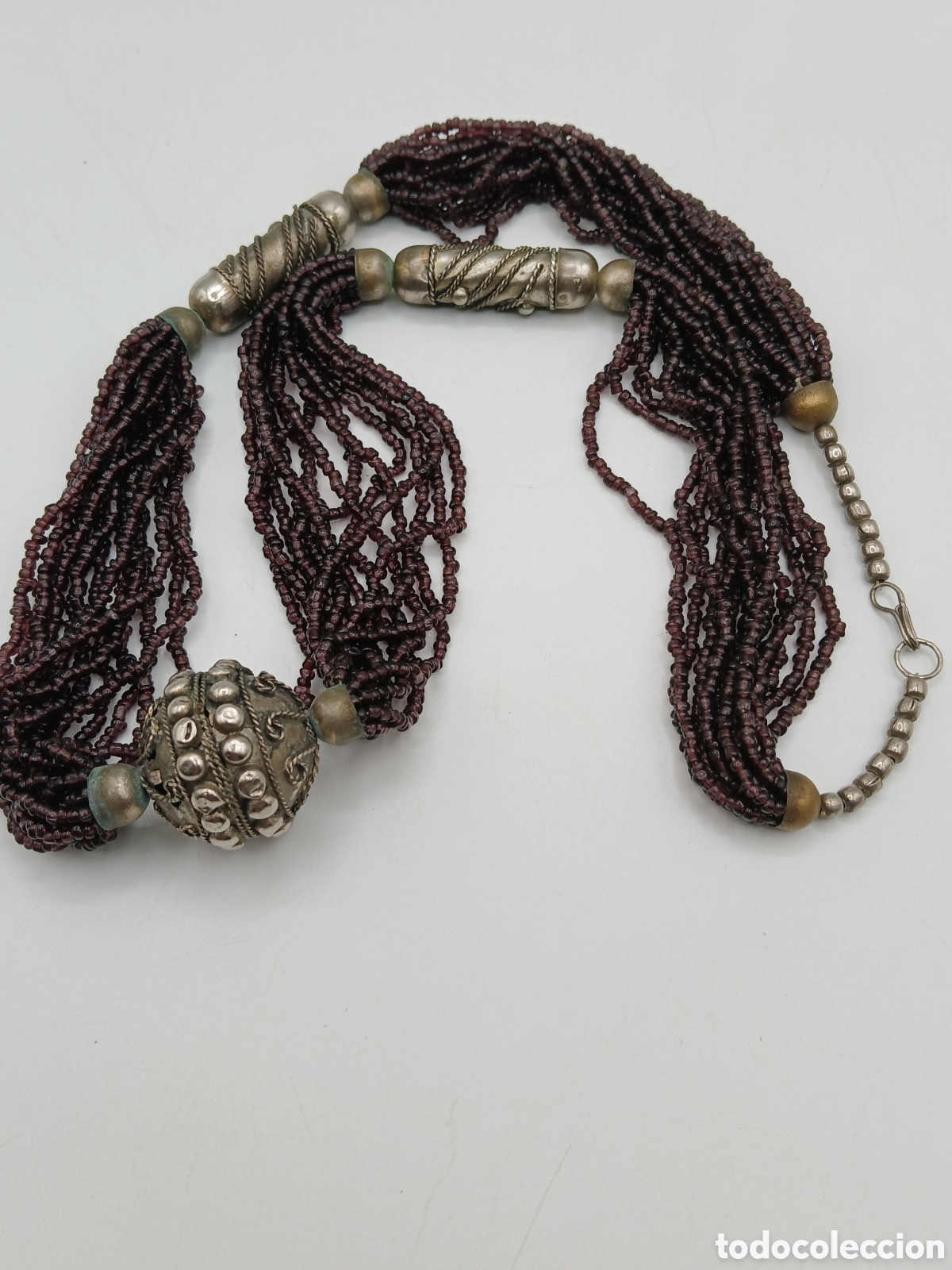 Joyeria: Collar metal plateado y amatista - Foto 4