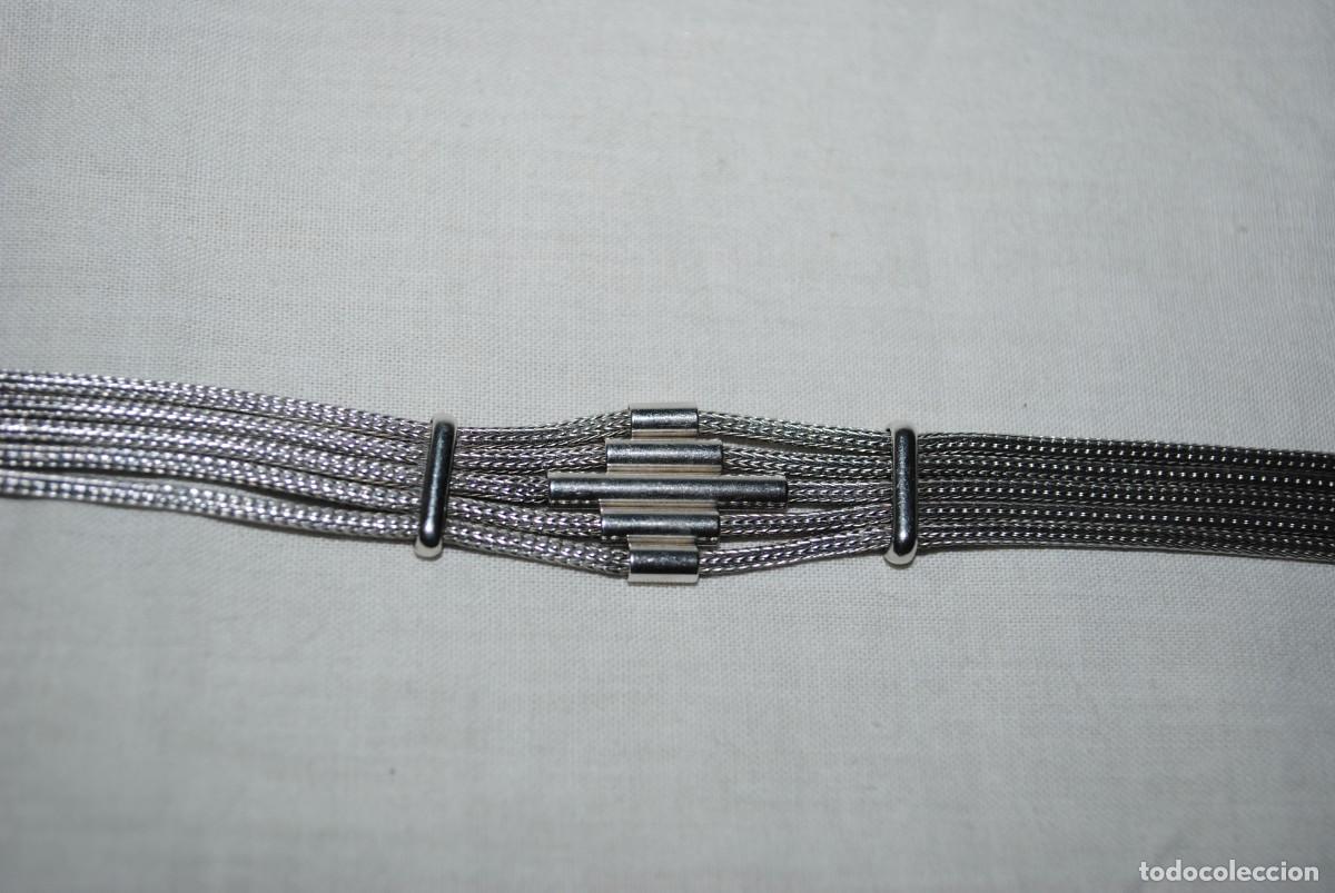 Joyeria: PULSERA DE CUATRO TRENSA DE PLATA . - Foto 2