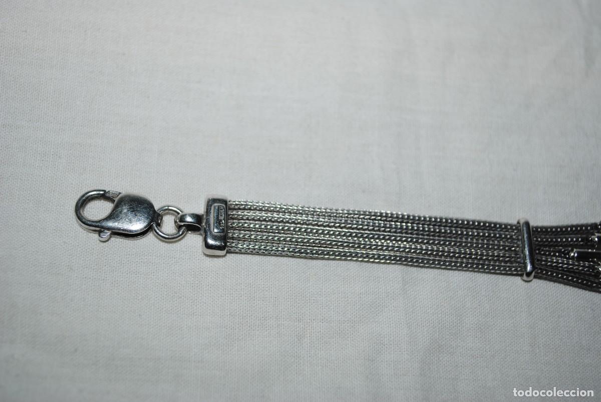 Joyeria: PULSERA DE CUATRO TRENSA DE PLATA . - Foto 3