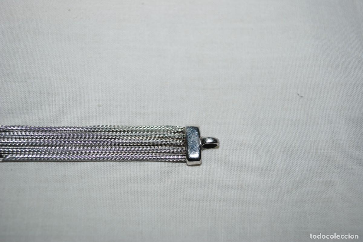 Joyeria: PULSERA DE CUATRO TRENSA DE PLATA . - Foto 4