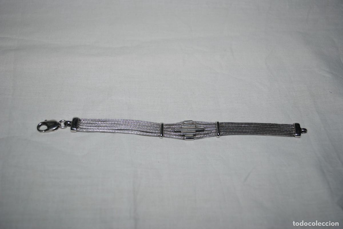 Joyeria: PULSERA DE CUATRO TRENSA DE PLATA . - Foto 6