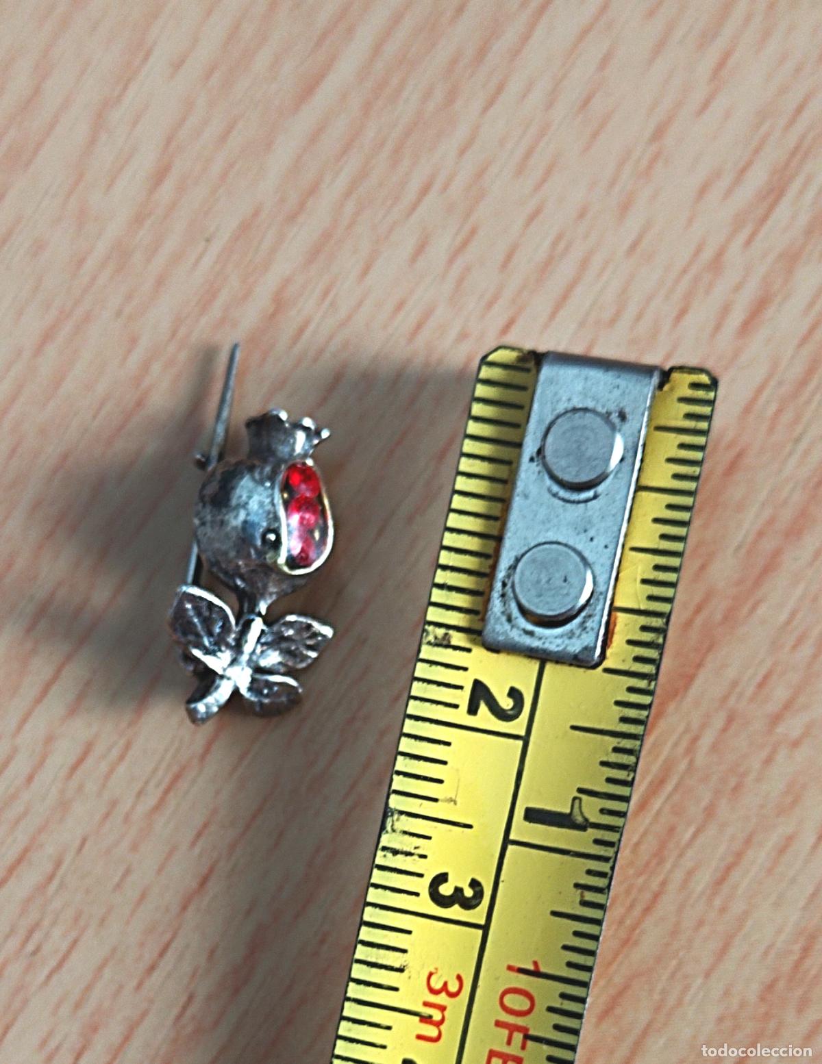 Joyeria: Broche de plata, forma de granada. - Foto 2