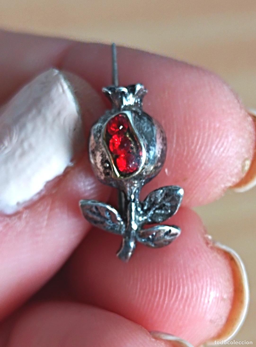 Joyeria: Broche de plata, forma de granada. - Foto 3