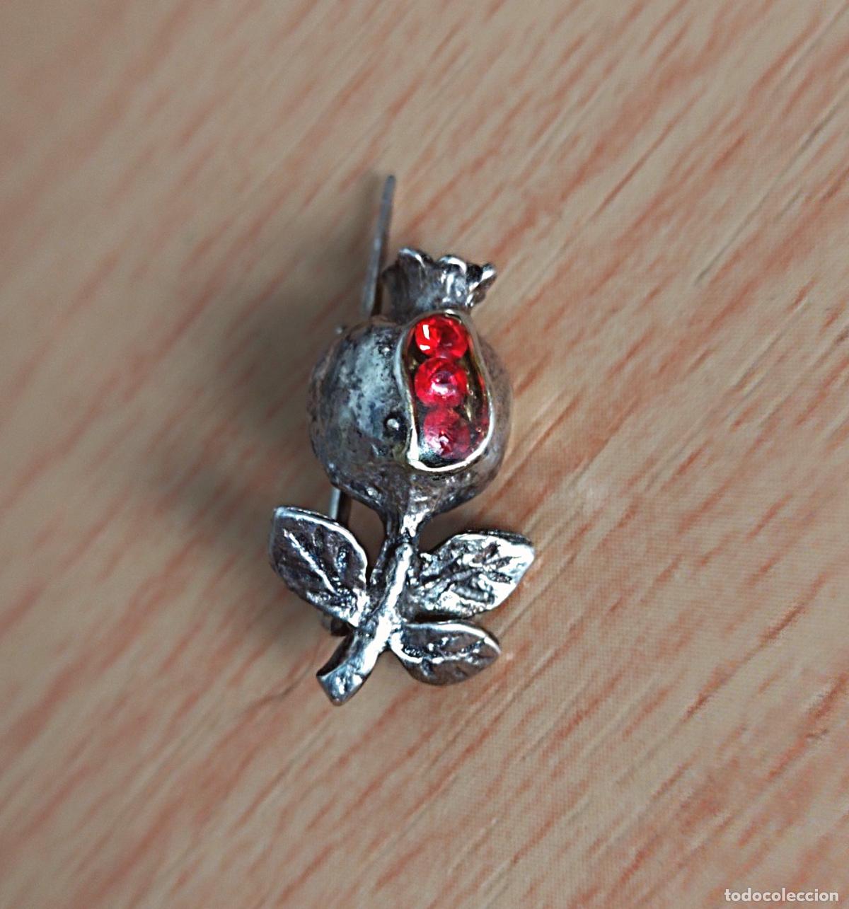 Joyeria: Broche de plata, forma de granada. - Foto 1