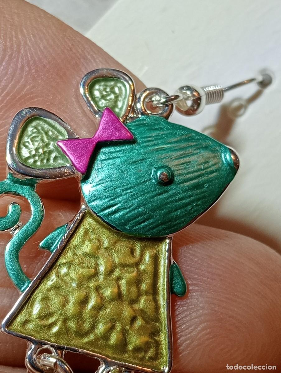 Joyeria: ORIGINALES PENDIENTES DE PLATA Y ESMALTE (SIN USAR) - Foto 3