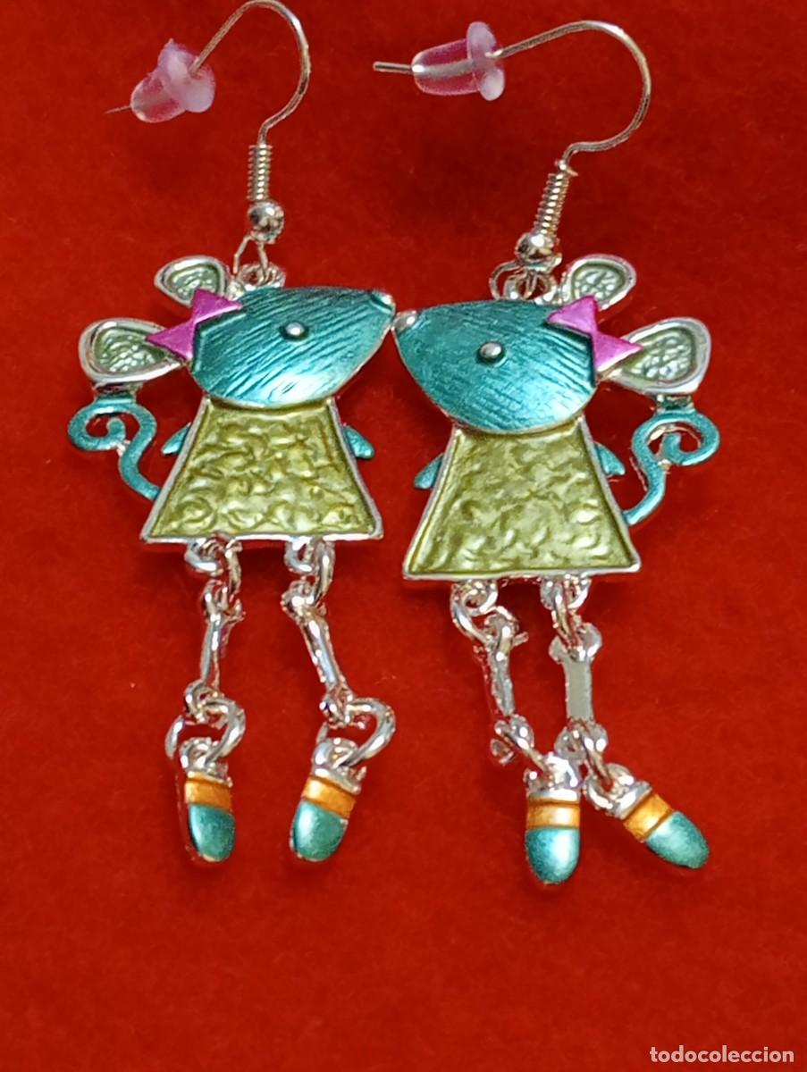 Joyeria: ORIGINALES PENDIENTES DE PLATA Y ESMALTE (SIN USAR) - Foto 8