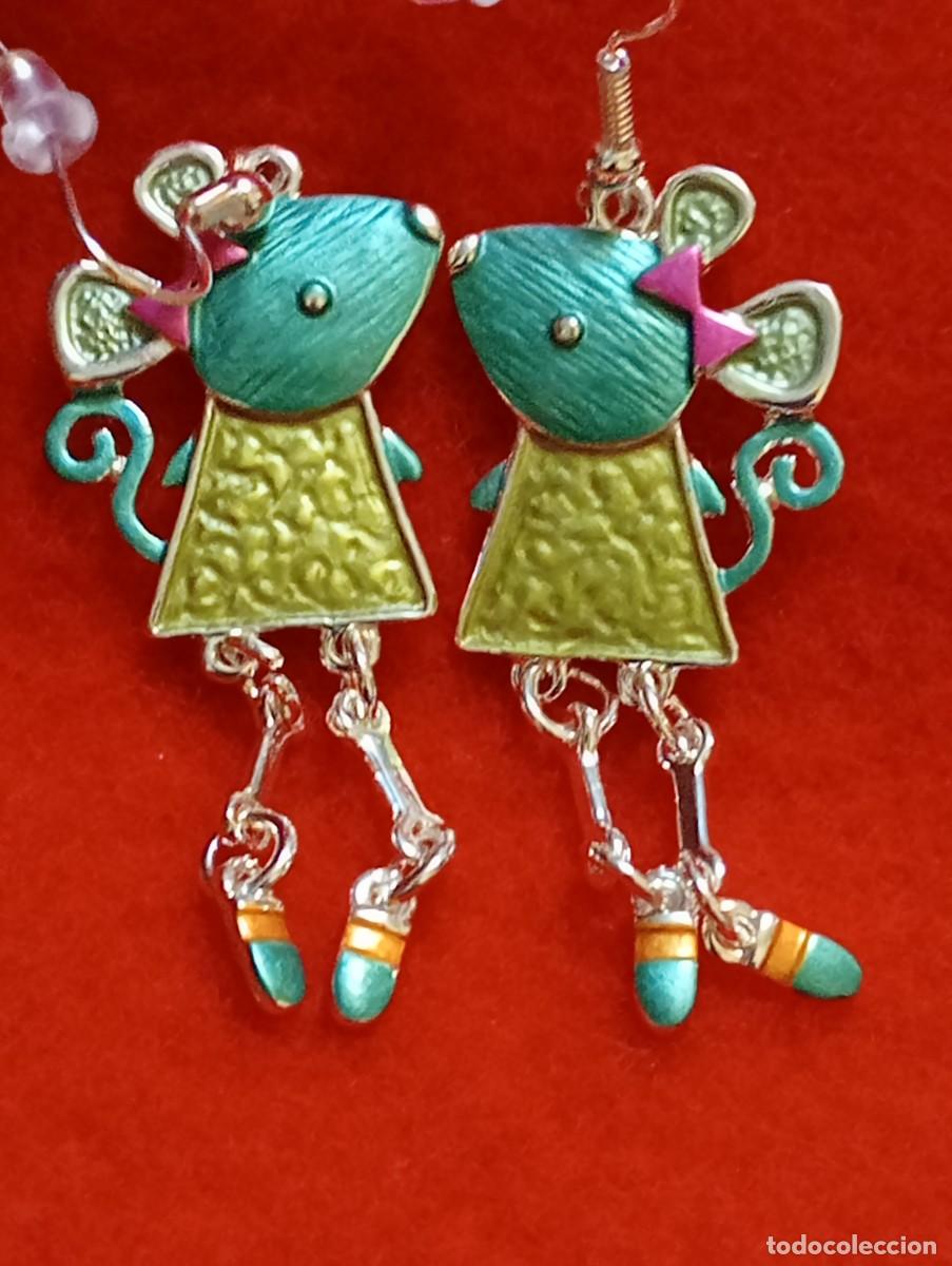 Joyeria: ORIGINALES PENDIENTES DE PLATA Y ESMALTE (SIN USAR) - Foto 9