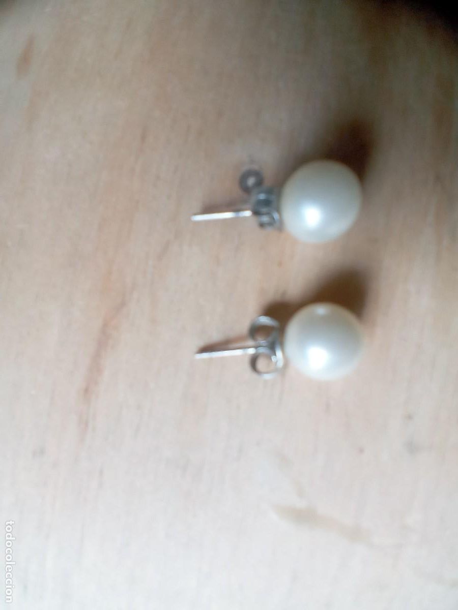 Joyeria: BONITOS PENDIENTES PLATA Y PERLA 925 - Foto 1