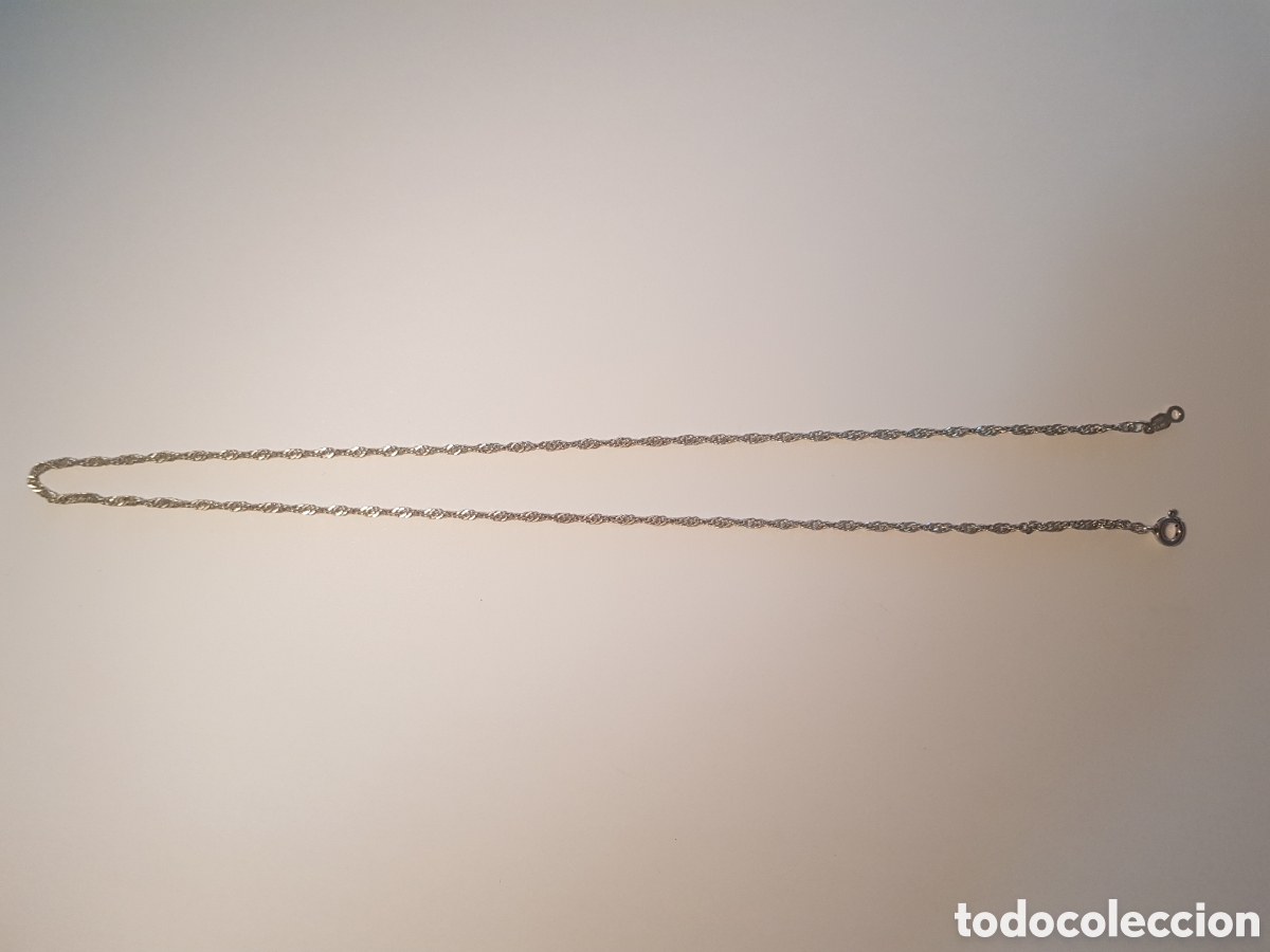 Joyeria: #985 Cadena plata de ley 925 45cm - Foto 2
