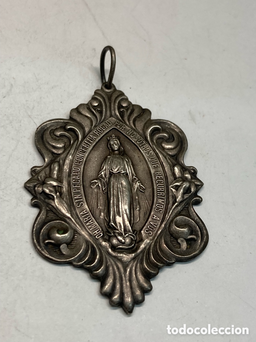 Joyeria: Medalla de metal religiosa C324 - Foto 1