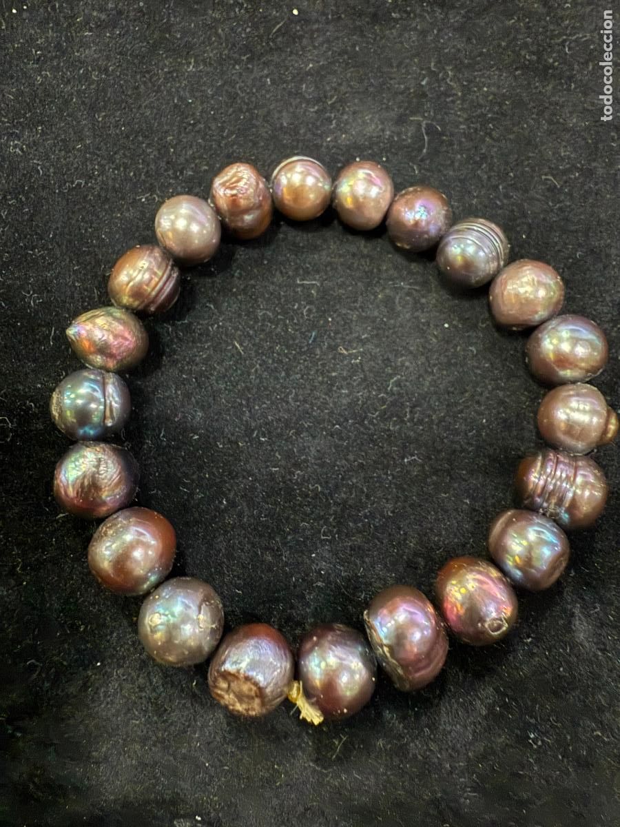 Joyeria: PULSERA DE PERLA NATURAL - MEDIDA 6,5 CM (ELASTICA) - Foto 1