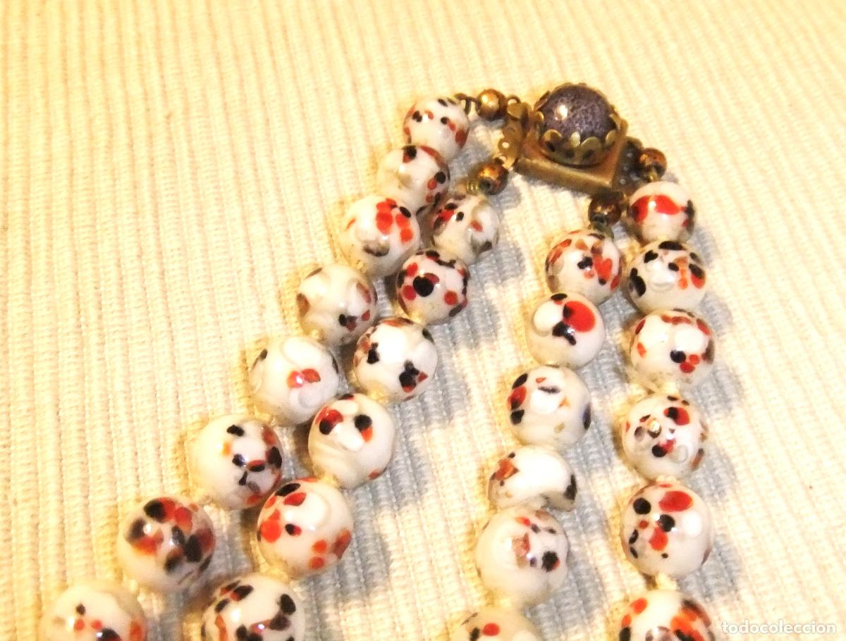Joyeria: ANTIGUO COLLAR DE PERLAS DE CRISTAL - Foto 3