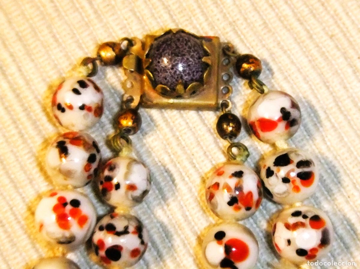 Joyeria: ANTIGUO COLLAR DE PERLAS DE CRISTAL - Foto 7