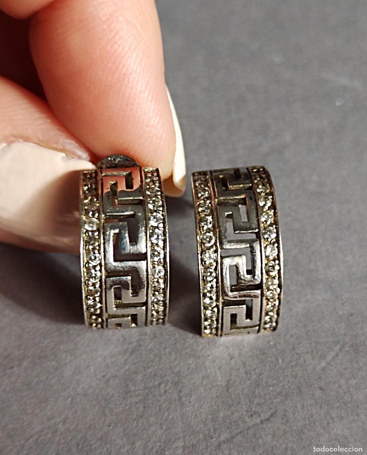 Joyeria: Pendientes de plata de ley contrastada, con circonitas. - Foto 6