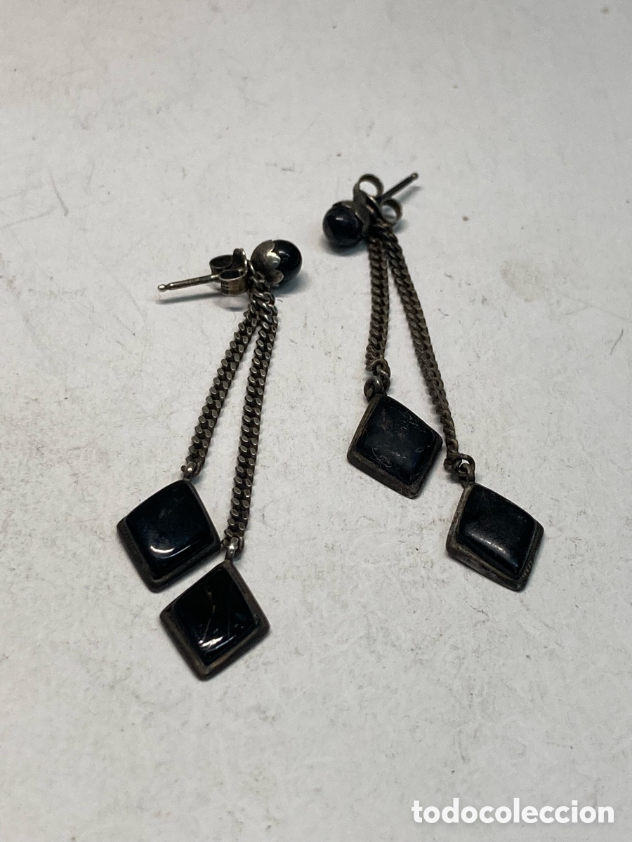 Joyeria: Pendientes de plata &oacute;nix P259 - Foto 1