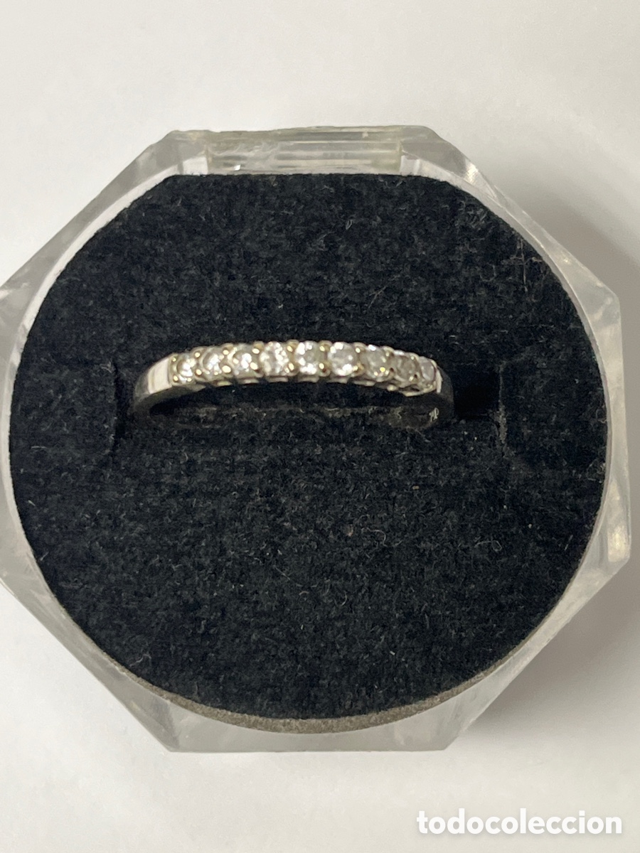 Joyeria: Sortija de oro blanco y brillantes /MK01 - Foto 6