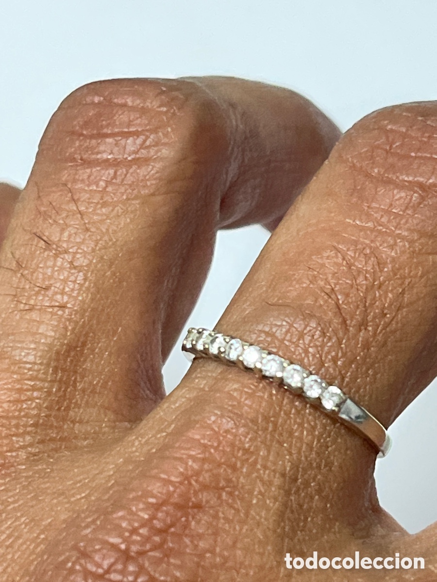 Joyeria: Sortija de oro blanco y brillantes /MK01 - Foto 10
