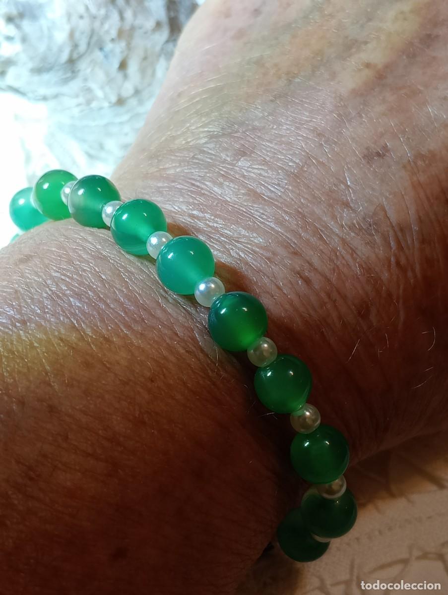 Joyeria: PULSERA DE ONIX VERDE NATURAL (SIN USAR) - Foto 5
