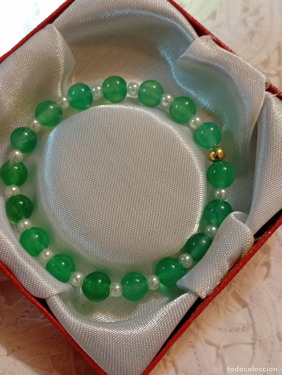 Joyeria: PULSERA DE ONIX VERDE NATURAL (SIN USAR) - Foto 8
