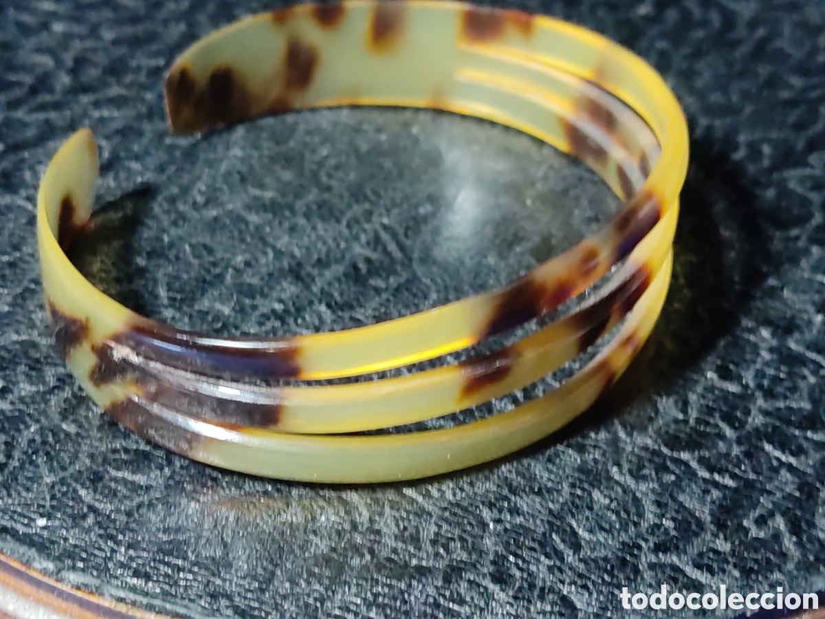 Joyeria: Pulsera de carey.Vintage. - Foto 4