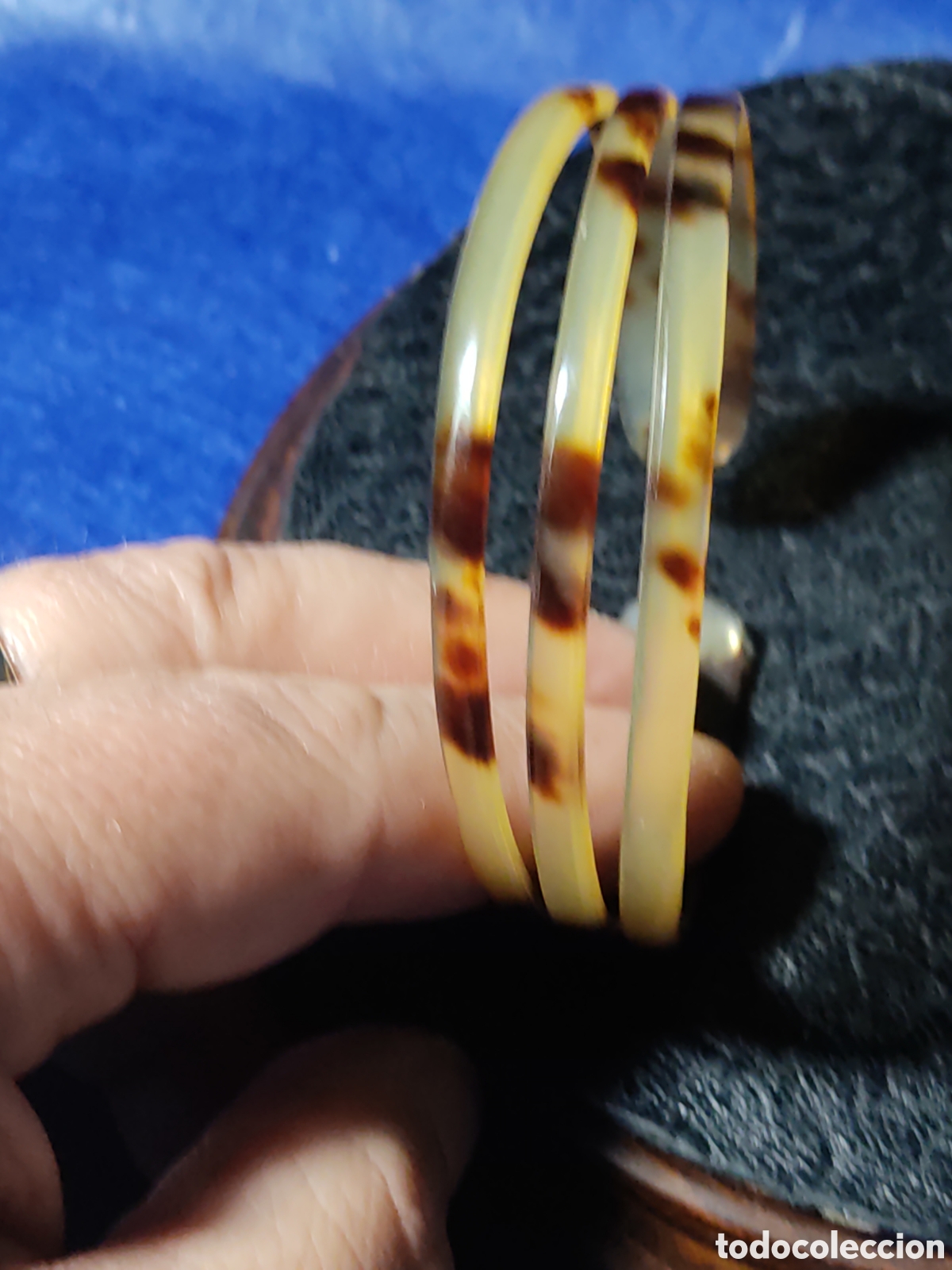 Joyeria: Pulsera de carey.Vintage. - Foto 5