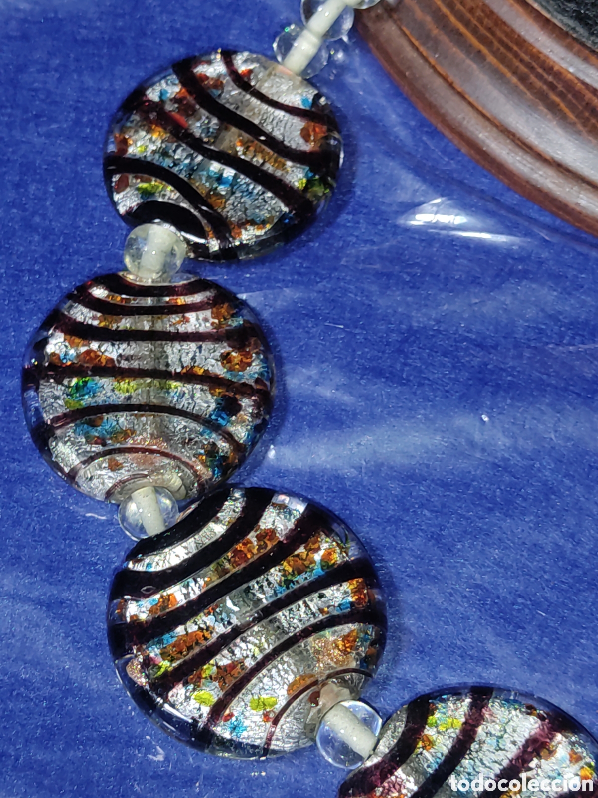 Joyeria: Collar de cristal de Murano.Vintage. - Foto 4