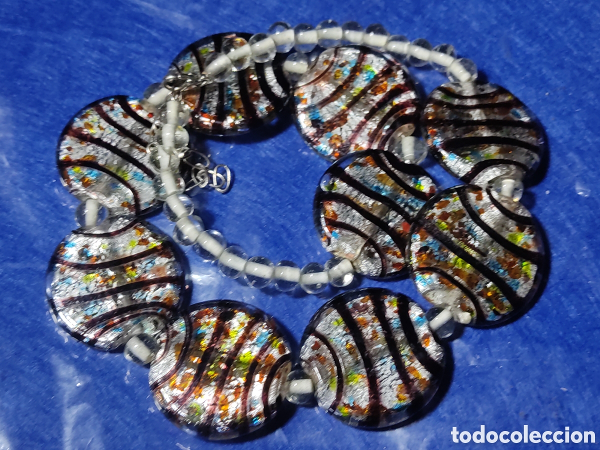 Joyeria: Collar de cristal de Murano.Vintage. - Foto 7