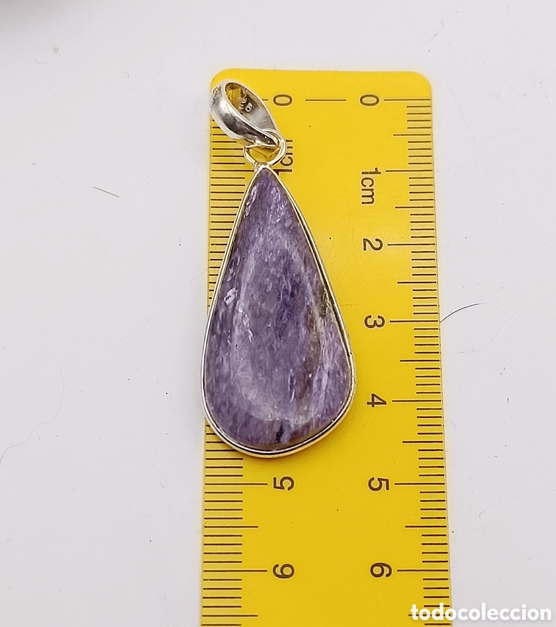 Joyeria: Collar de Charoita en Plata de Ley - Foto 4