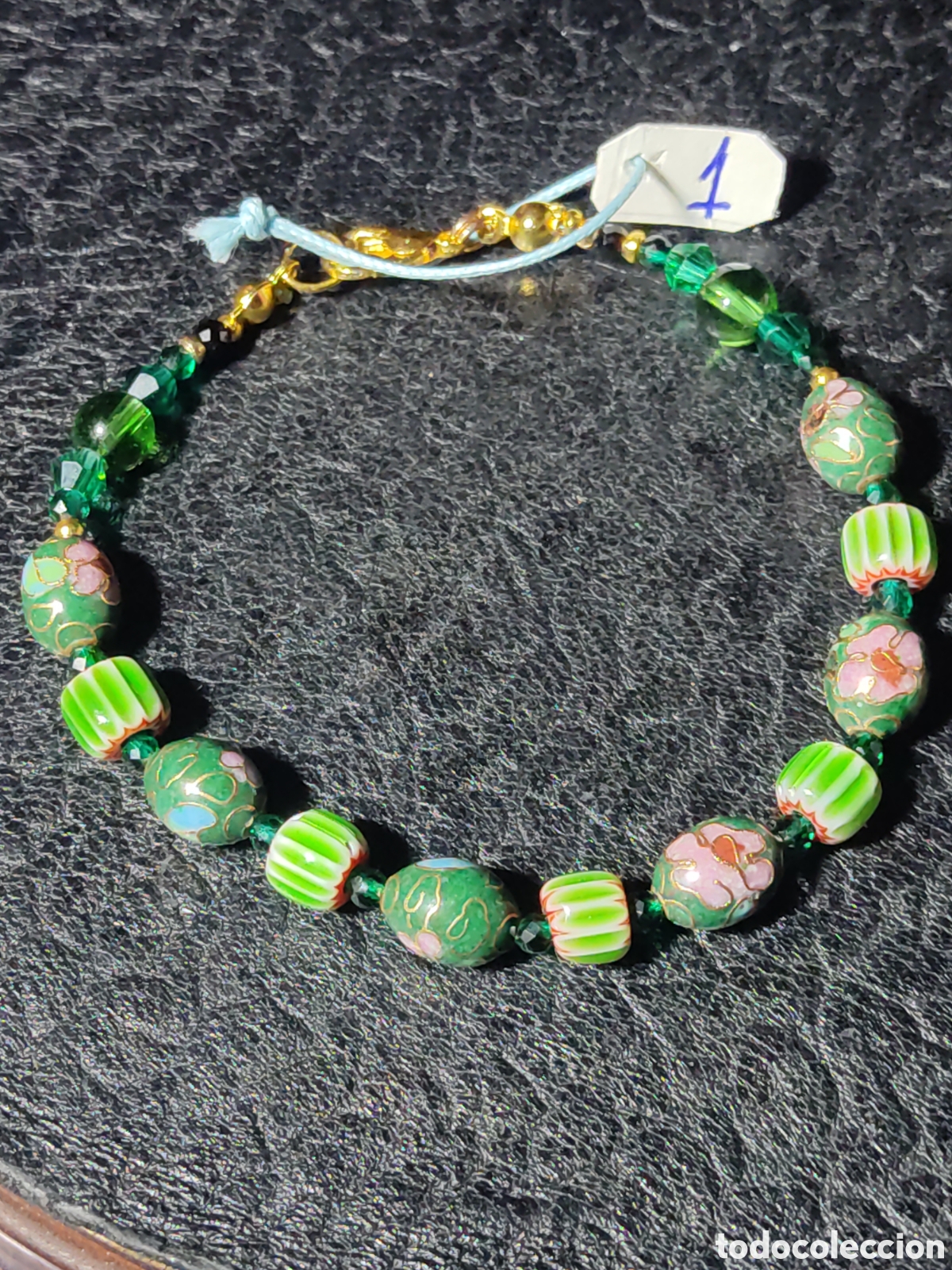 Joyeria: Pulsera cloisonne y cristal de Murano. *1* - Foto 2