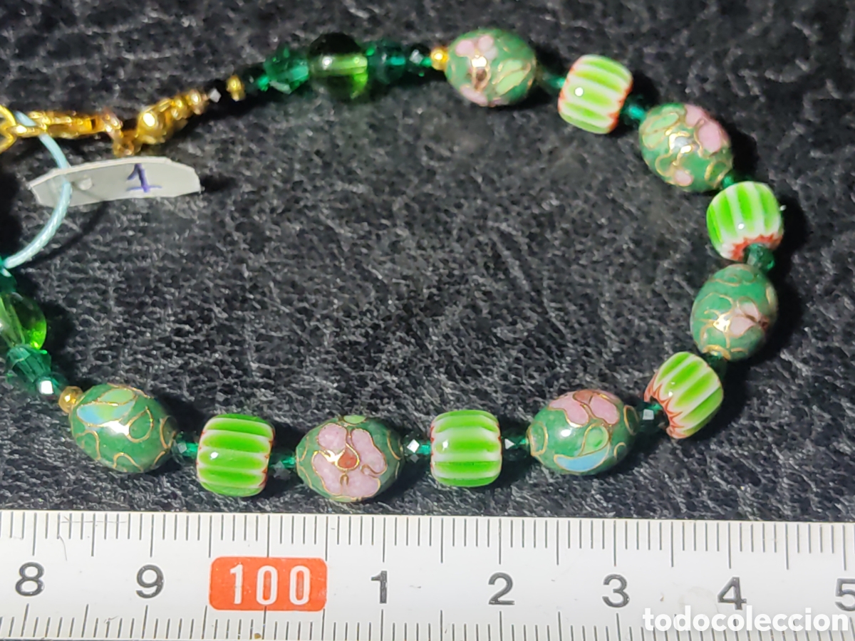 Joyeria: Pulsera cloisonne y cristal de Murano. *1* - Foto 4