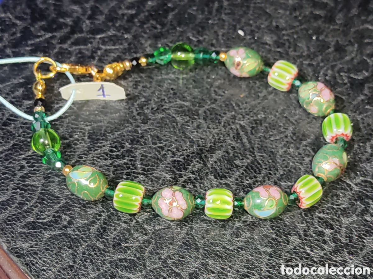 Joyeria: Pulsera cloisonne y cristal de Murano. *1* - Foto 5